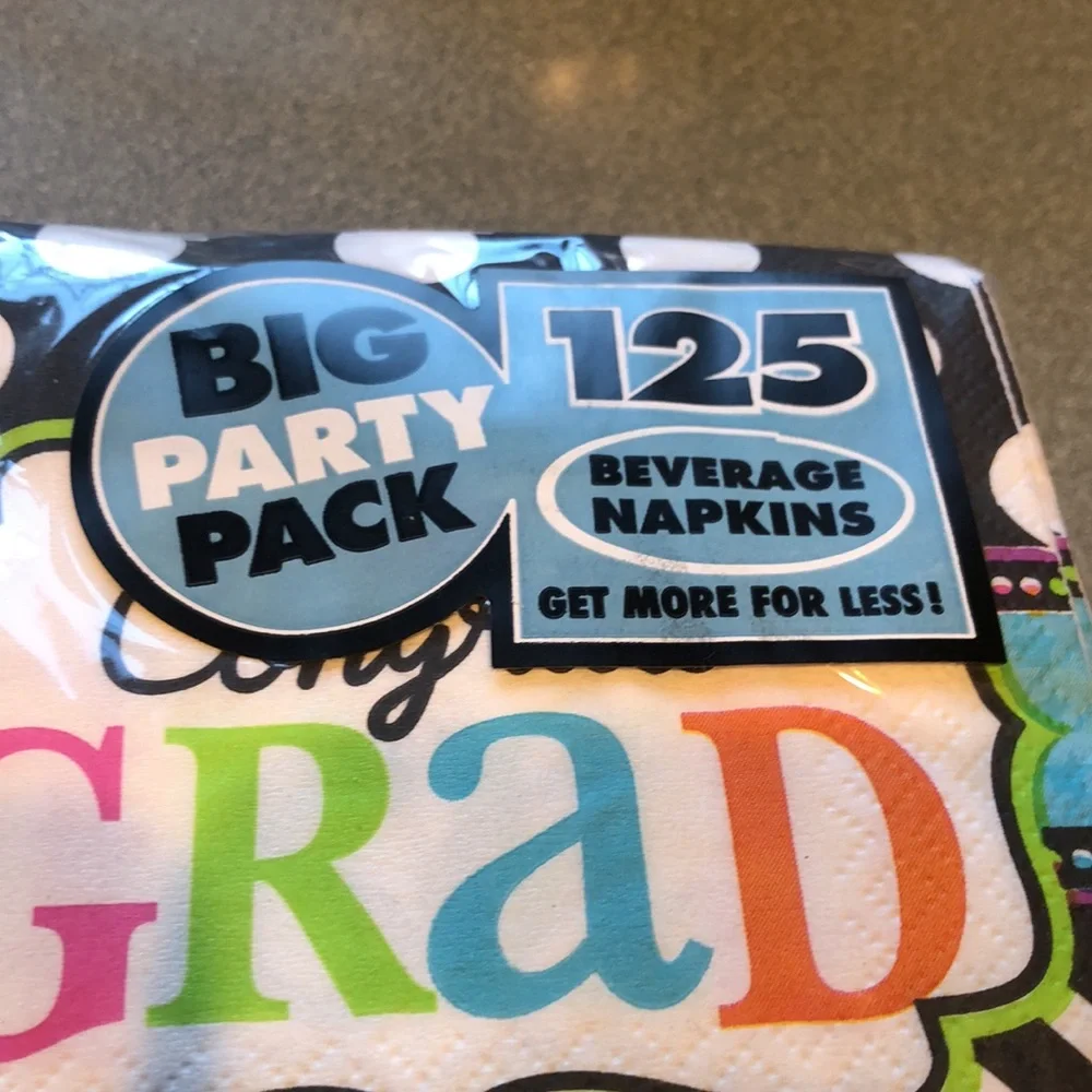 Grad Plate & Napkin Bundle #1